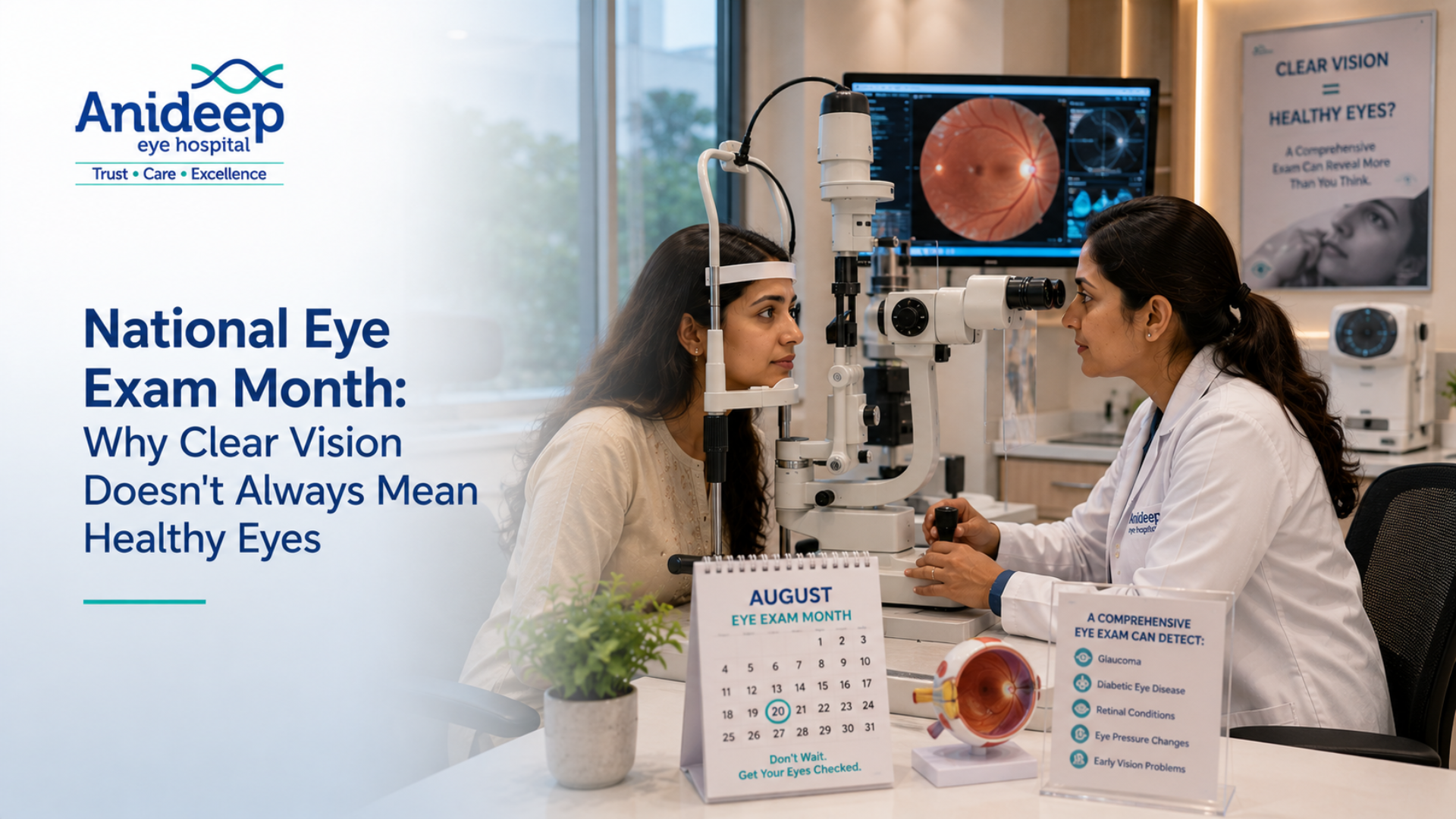 National Eye Exam Month: Why Clear Vision Doesn't Always Mean Healthy Eyes